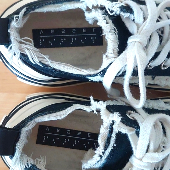 VESSEL x Yohji Yamamoto low top sneakers G.O.P. Lows Black Chunky - Picture 10 of 12